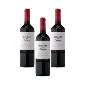 KIT com 3 Vinhos Concha y Toro Casillero Del Diablo Cabernet Sauvignon 750ml